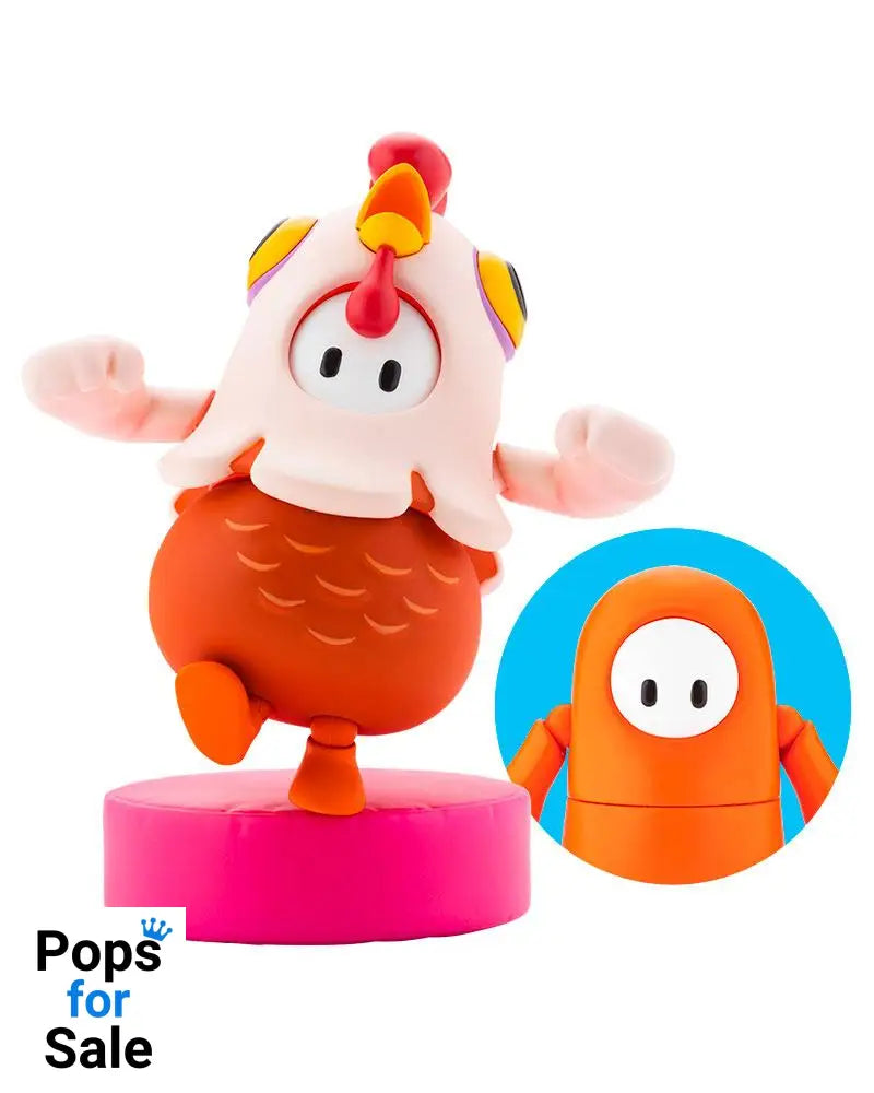 Fall Guys: Ultimate Knockout Action Figure 1/20 Pack 01 Movie Star / Chicken Skin 8 cm Action figures