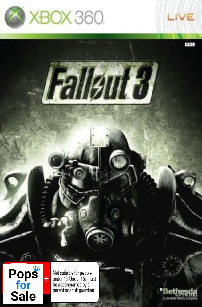 Fallout 3 Game for Xbox 360 - [No Manual - Australian]