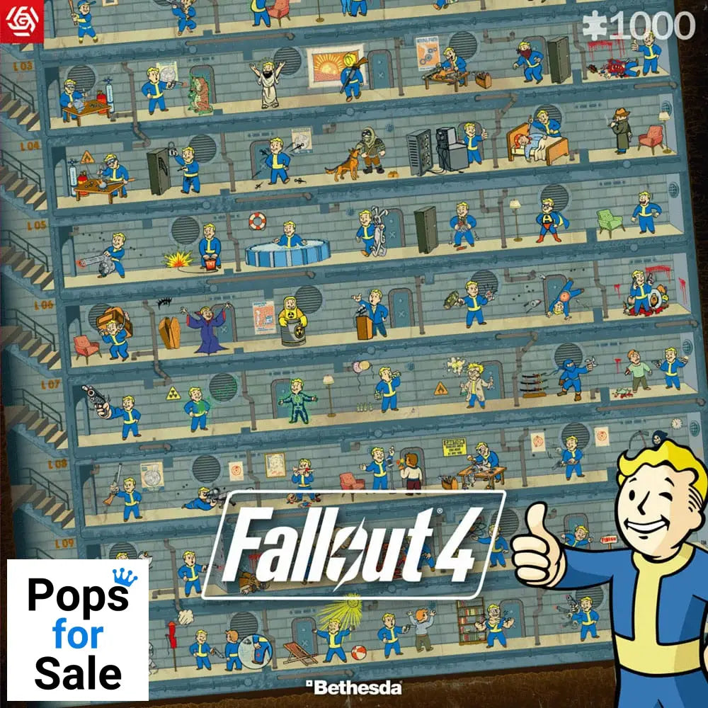 Fallout 4 Puzzle Perk Poster (1000 pieces)