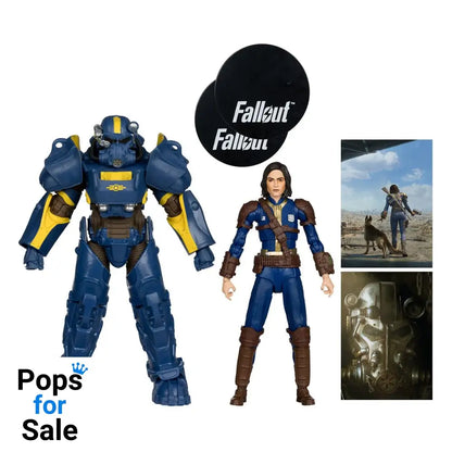 Fallout 4 Statue 2-Pack T-60 Vault Tec & Sole Survivor 18 cm