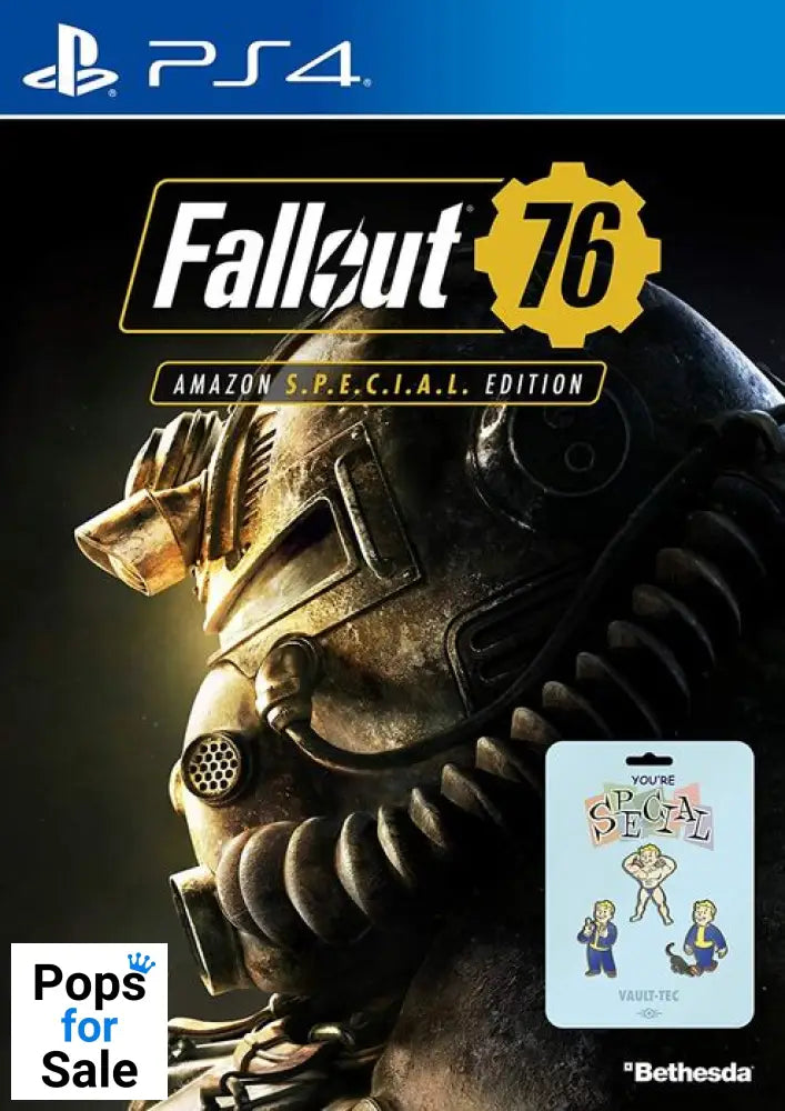Fallout 76 Special Edition & Pin Badge Set for Playstation 4 (PS4) - [NEW]