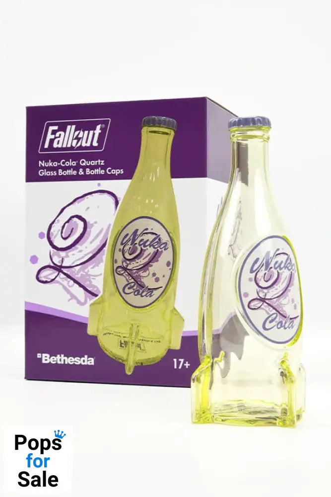 Fallout Botlle Series Glass Bottle & Cap Nuka Quartz
