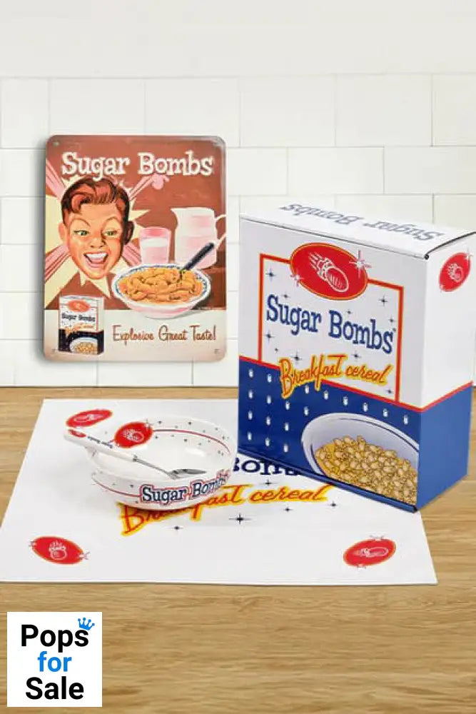 Fallout Breakfast Set Bowl with spoon Sugar Bombs