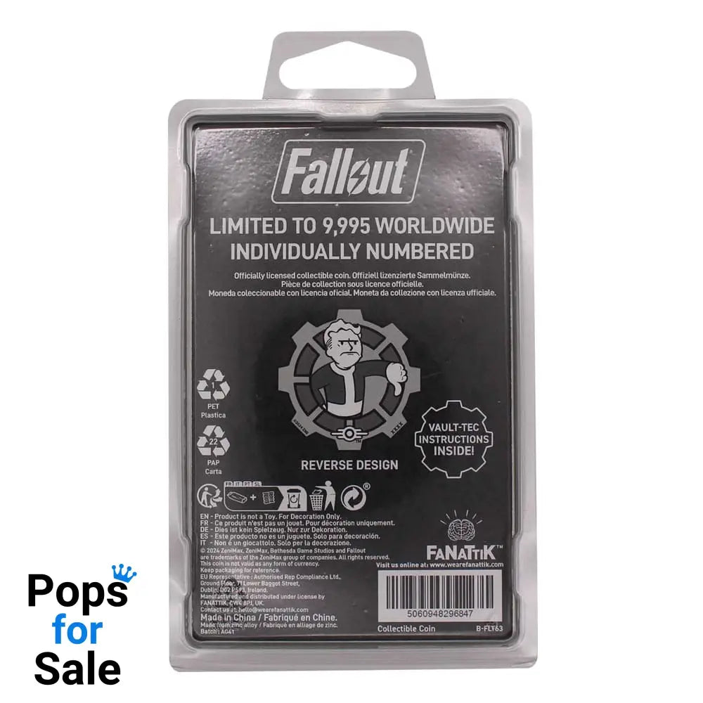 Fallout Collectable Coin Decision Black & White Limited Edition