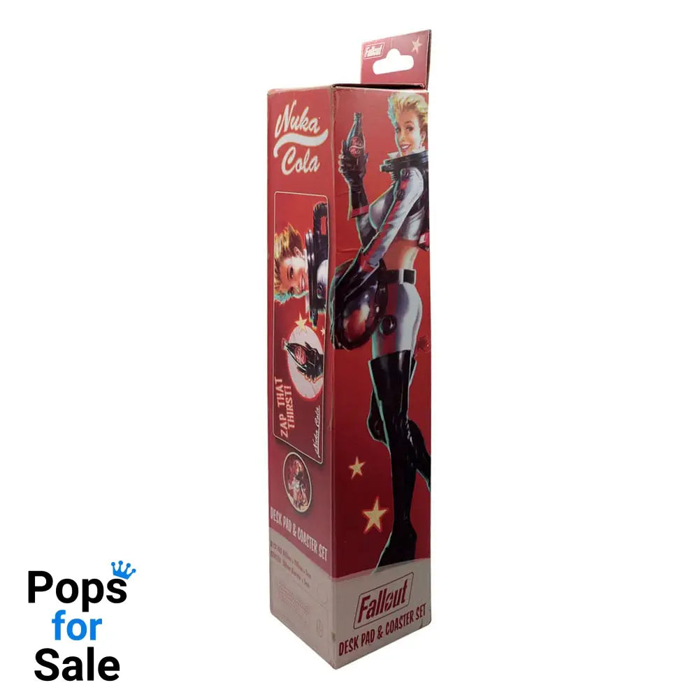 Fallout Desk Pad & Coaster Set Nuka-Cola