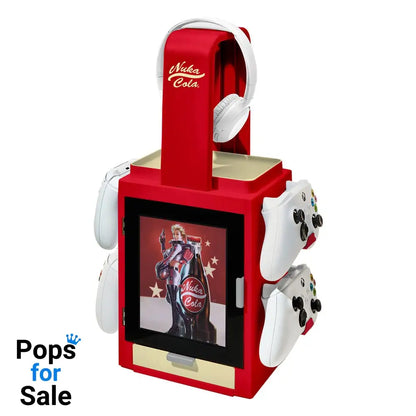 Fallout Gaming Locker with lightening Nuka Cola Adapters