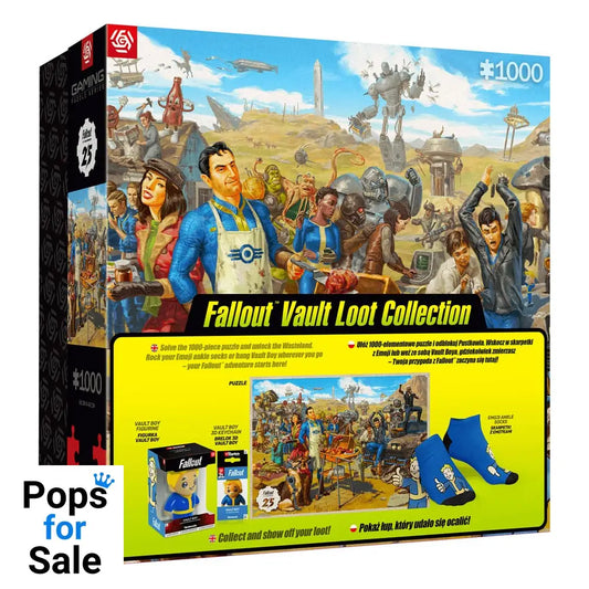 Fallout gift set Fallout Vault Loot Collection (Puzzle, socks, figurine & key ring)