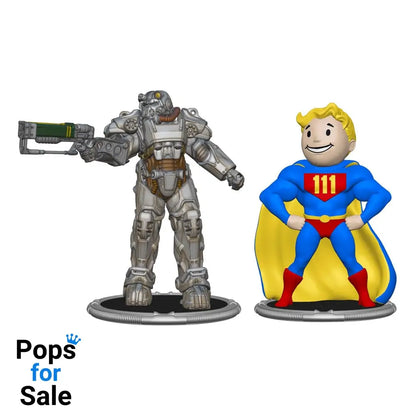 Fallout Mini Figures 2-Pack Set C T-60 & Vault Boy (Power) 7 cm Statues