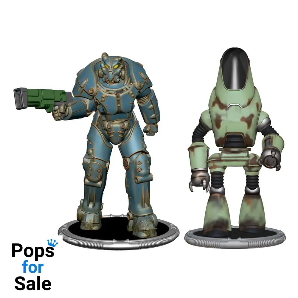 Fallout Mini Figures 2-Pack Set D X01 & Protectron 7 cm Statues