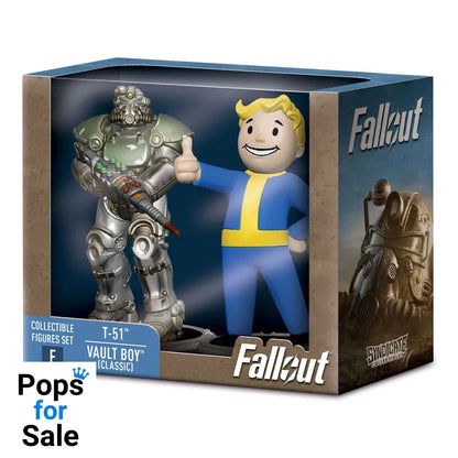 Fallout Mini Figures 2-Pack Set F Raider & Vault Boy (Strong) 7 cm