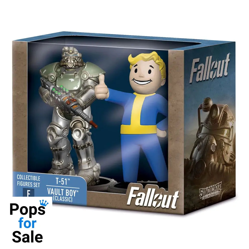 Fallout Mini Figures 2-Pack Set F Raider & Vault Boy (Strong) 7 cm