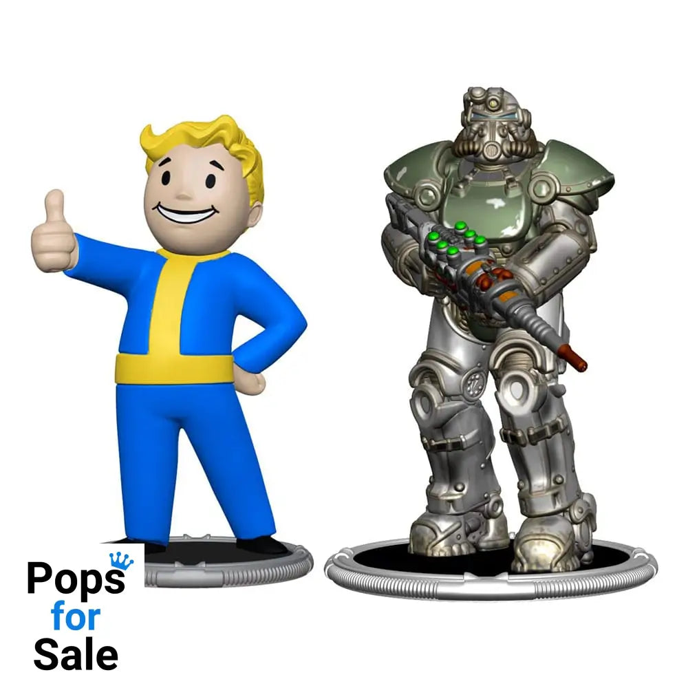 Fallout Mini Figures 2-Pack Set F Raider & Vault Boy (Strong) 7 cm