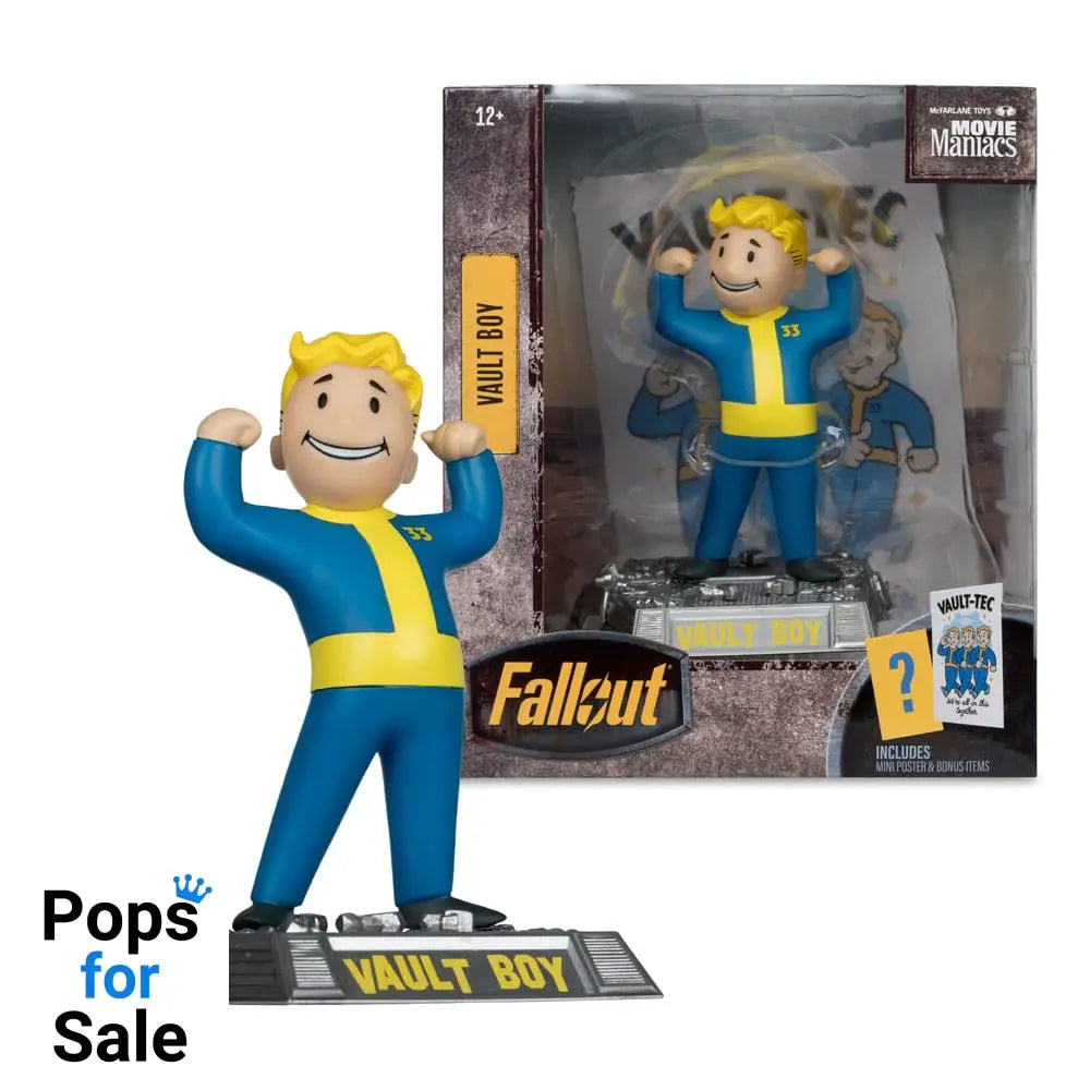Fallout Movie Maniacs Action Figure Vault Boy Version 1 14 cm