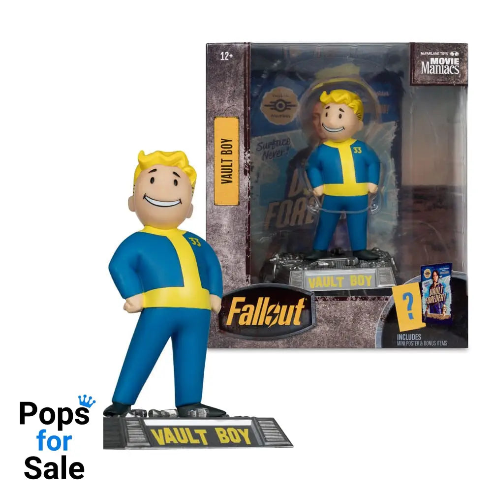 Fallout Movie Maniacs Action Figure Vault Boy Version 2 14 cm