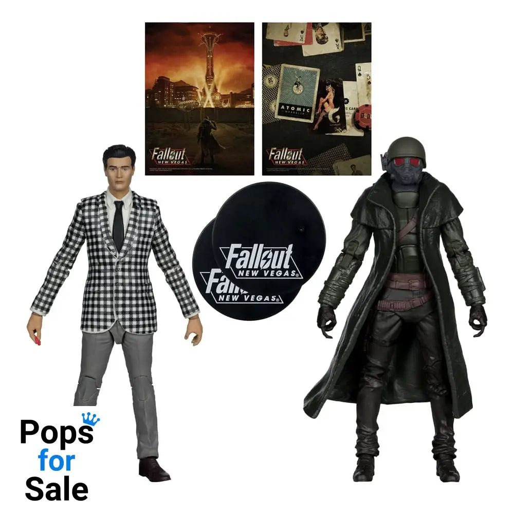 Fallout: New Vegas Statue 2-Pack Riot Ranger Armor & Benny Survivor 18 cm