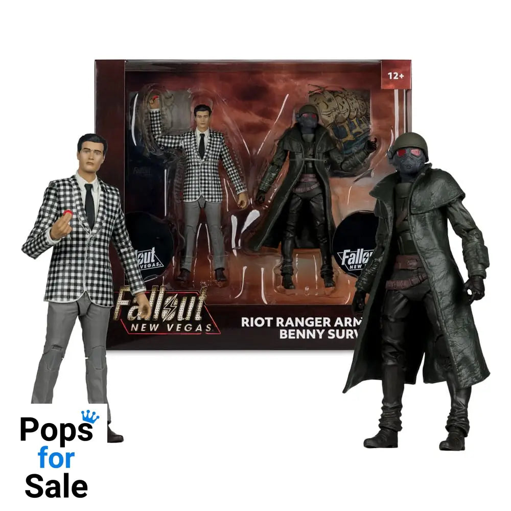 Fallout: New Vegas Statue 2-Pack Riot Ranger Armor & Benny Survivor 18 cm