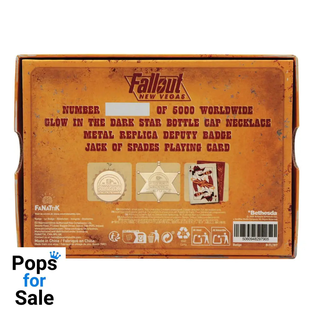 Fallout Replica Set Sunset Sarsaparilla Legend of the Star Gold Coloured Limited Edition