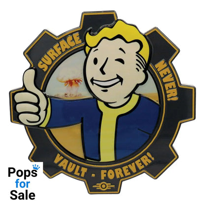 Fallout Resin Plaque Vault Boy Decoration