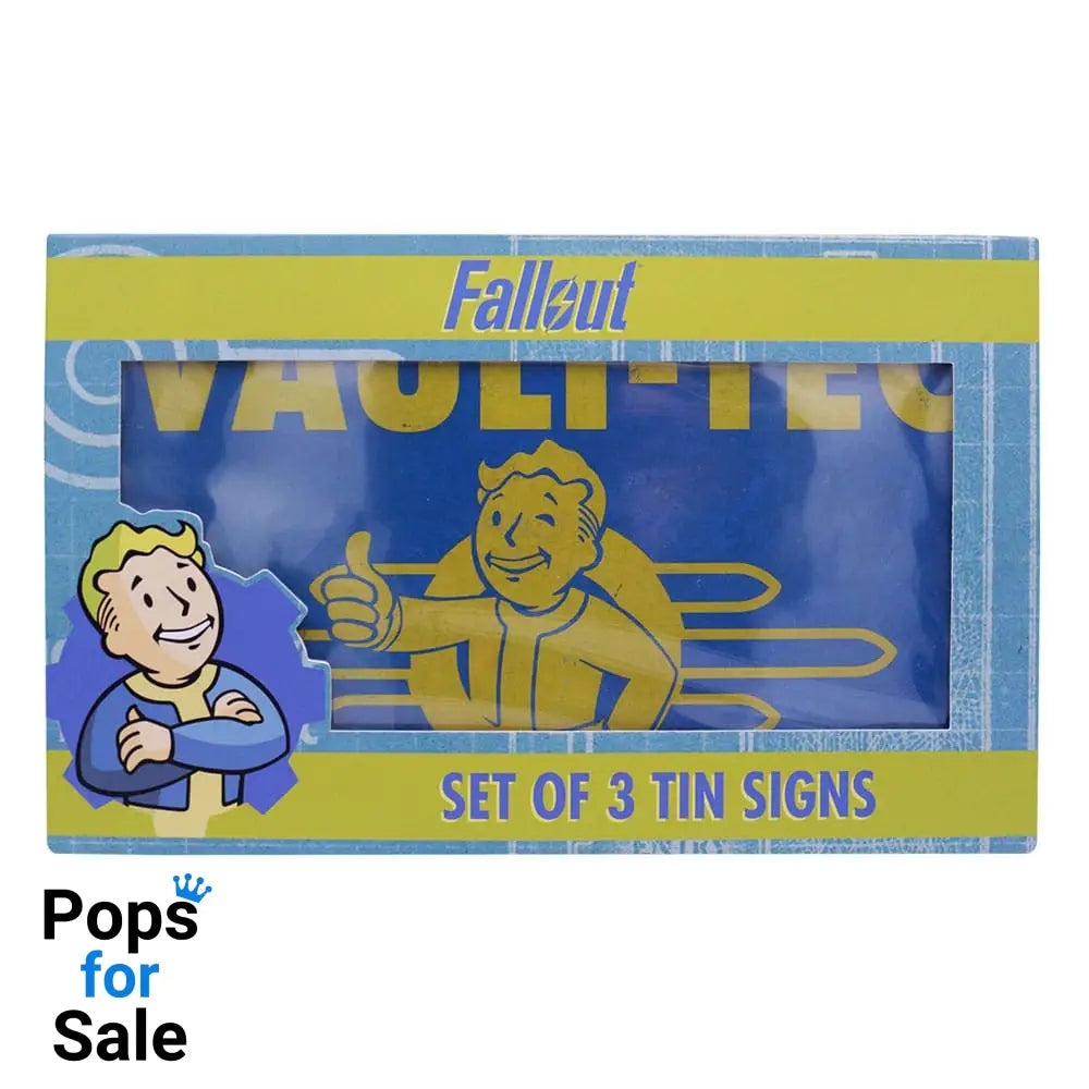 Fallout Tin Signs 3 Pack Brands