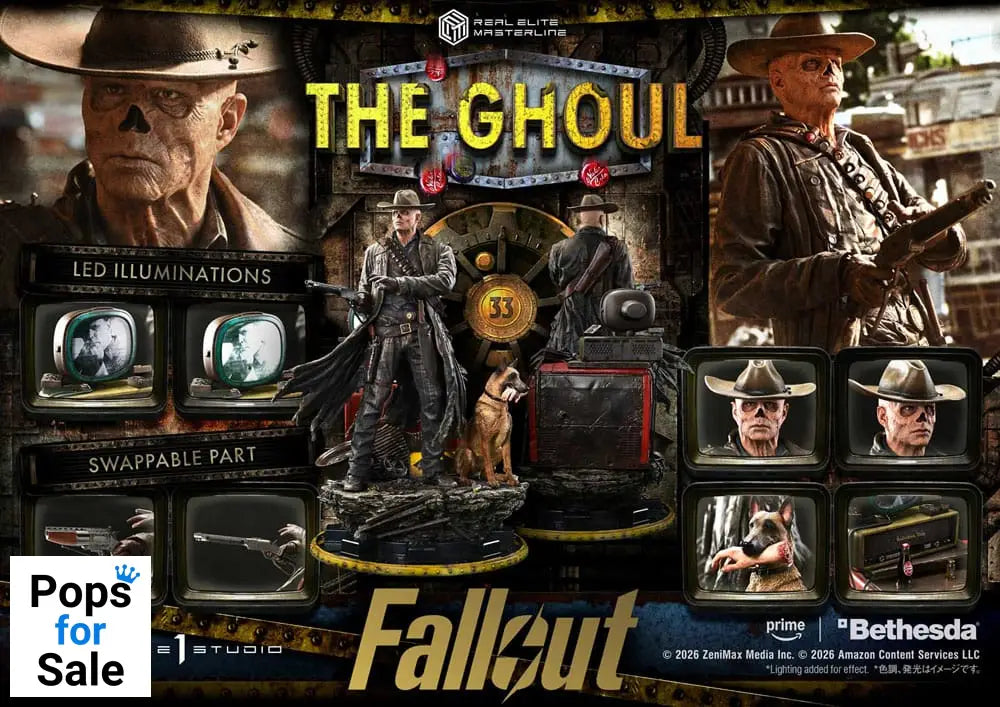 Fallout (TV Series) Real Elite Masterline Series Statue 1/4 The Ghoul 64 cm