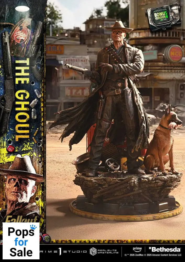 Fallout (TV Series) Real Elite Masterline Series Statue 1/4 The Ghoul DX Bonus Version 64 cm