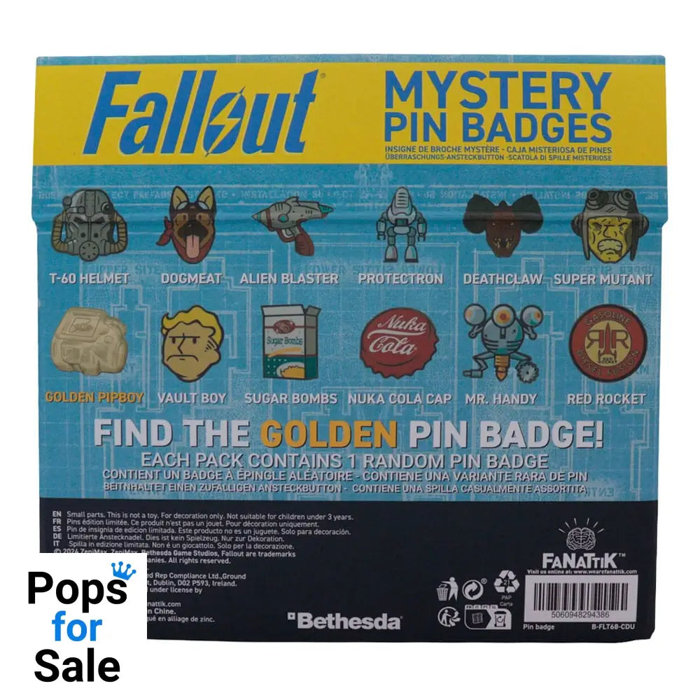 Fallout World Pin Badge Display Mystery Pin Badge (12)
