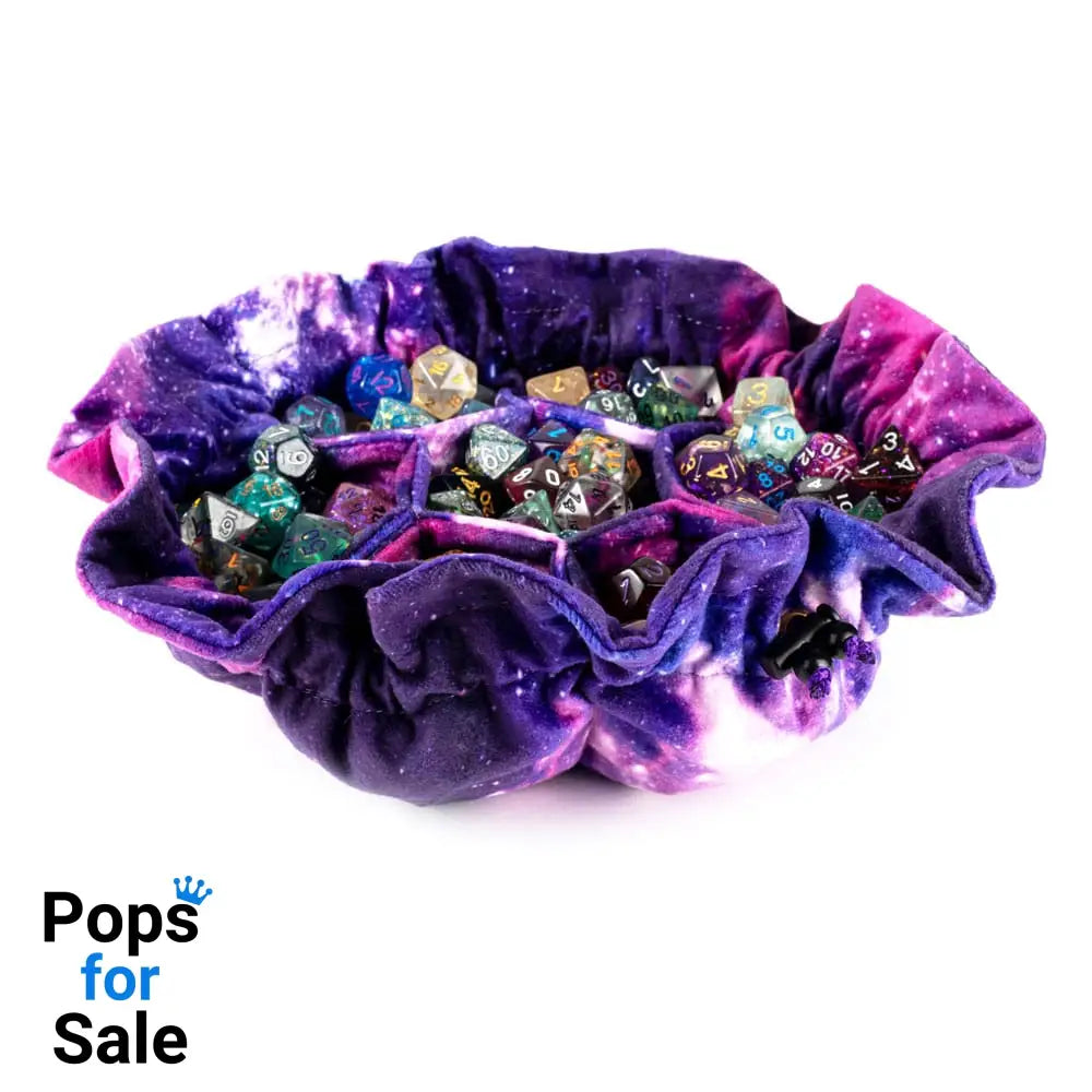 FanRoll Dice bag with compartments Velvet Nebula