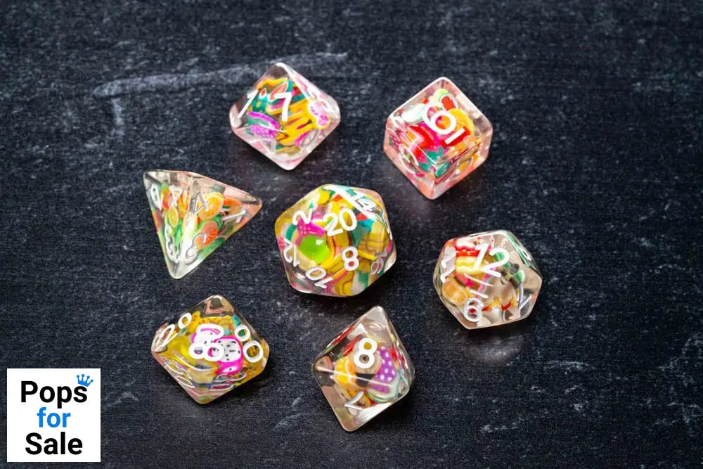 FanRoll Dice Set Fruit (7) Dice