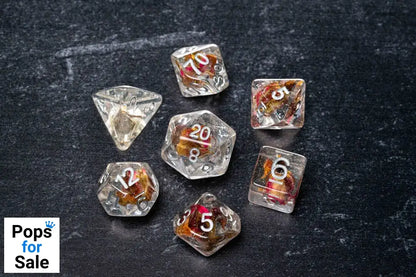 FanRoll  Dice Set Rose (7)