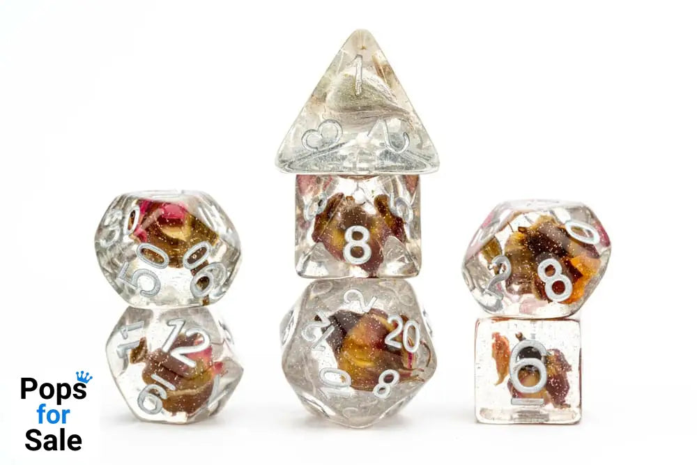 FanRoll Dice Set Rose (7) Dice