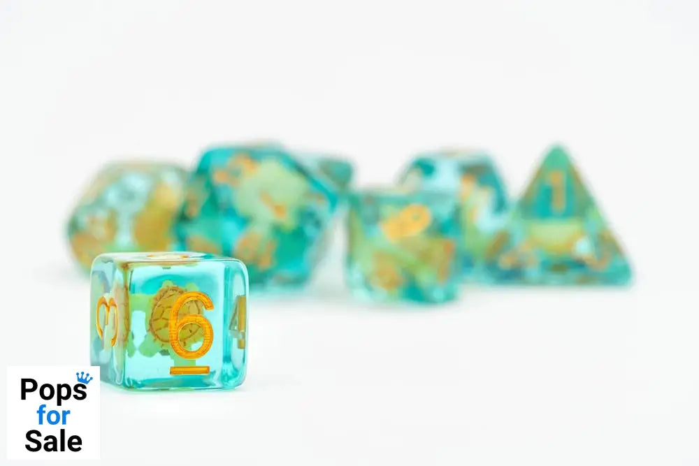 FanRoll Dice Set Turtle (7) Dice