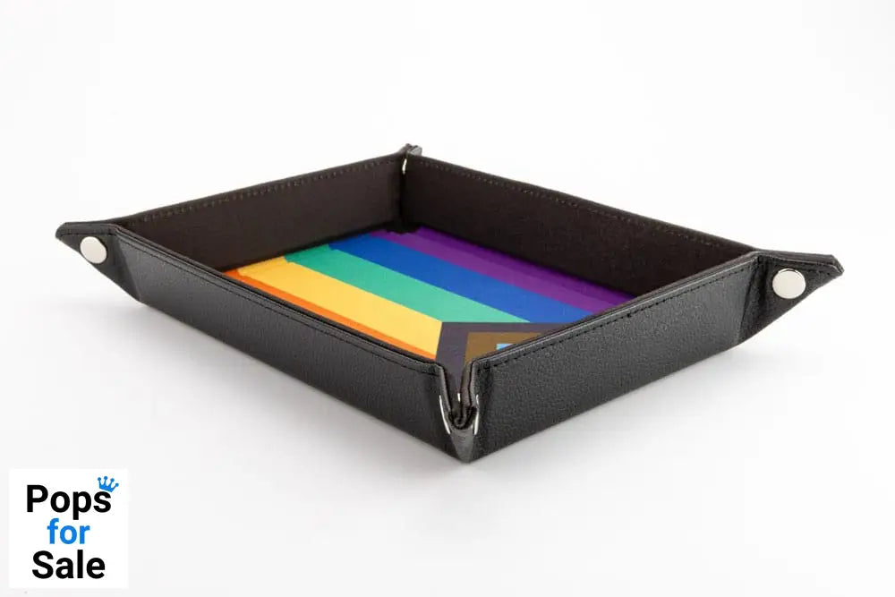 FanRoll Folding Dice Tray Pride Rainbow Flag