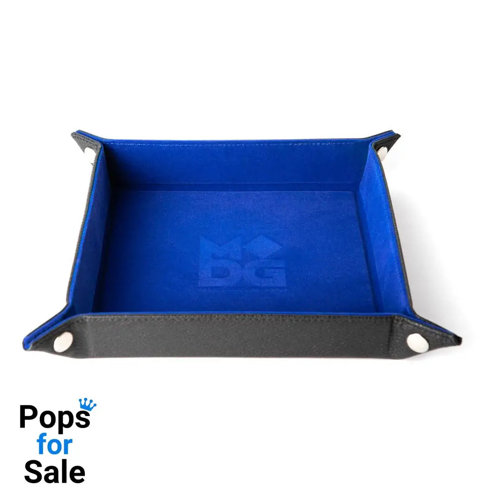 FanRoll Folding Dice Tray Velvet Blue