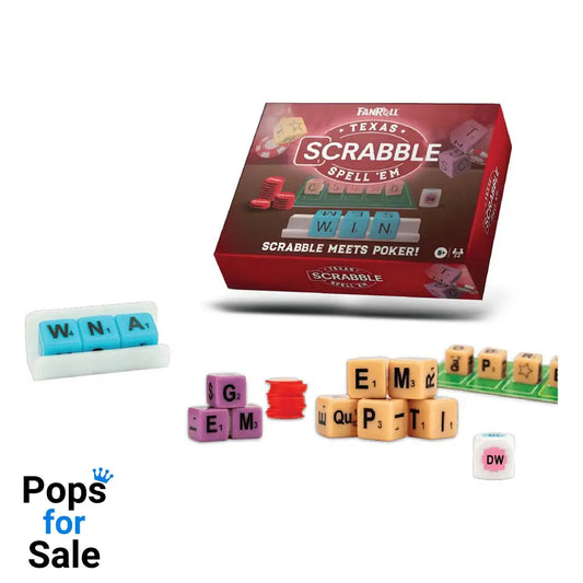 FanRoll Hasbro Game Scrabble Texas Spell Em Board games and accessories