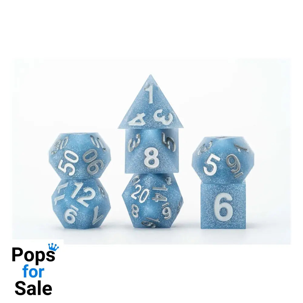 FanRoll Sharp Edge Silicone Dice Set Volcanic Soot (7)