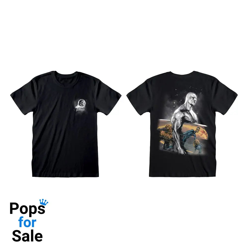 Fantastic 4 T-Shirt Silver Surfer Size L
