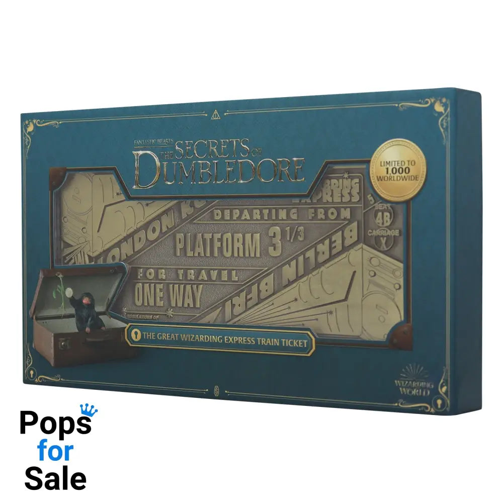 Fantastic Beasts Limited Edition The Great Wizarding Express Limited Edition Train Ticket Ticket