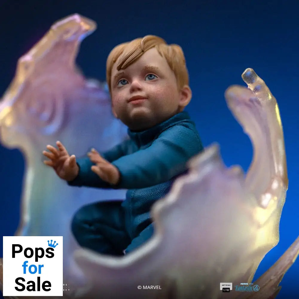 Fantastic Four Art Scale Statue 1/10 Invisible Woman and Franklin 28 cm Statues