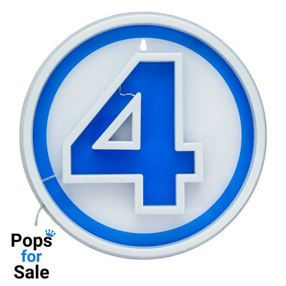 Fantastic Four LED Wall Lamp Light Logo Neon Lamps / Lights