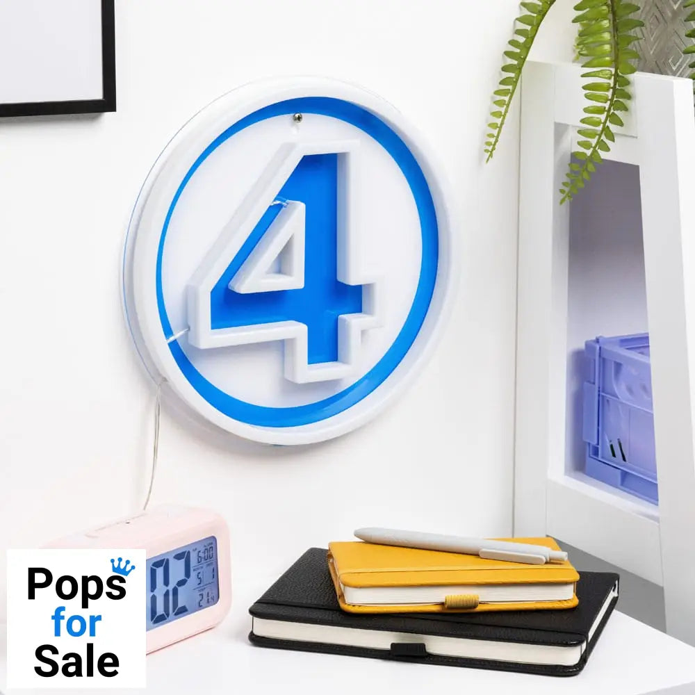 Fantastic Four LED Wall Lamp Light Logo Neon