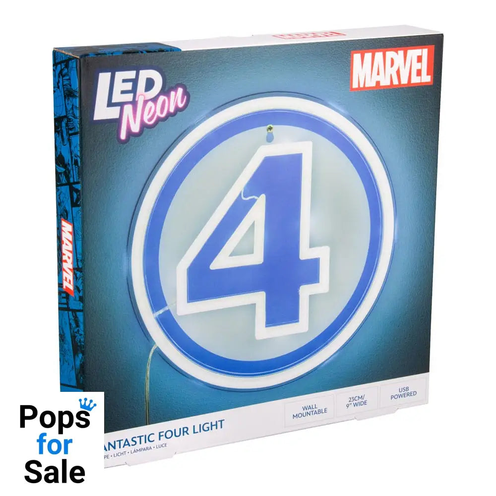 Fantastic Four LED Wall Lamp Light Logo Neon