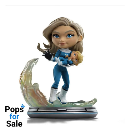 Fantastic Four Mini Co. PVC Figure Invisible Woman and Franklin 15 cm Mini-figures