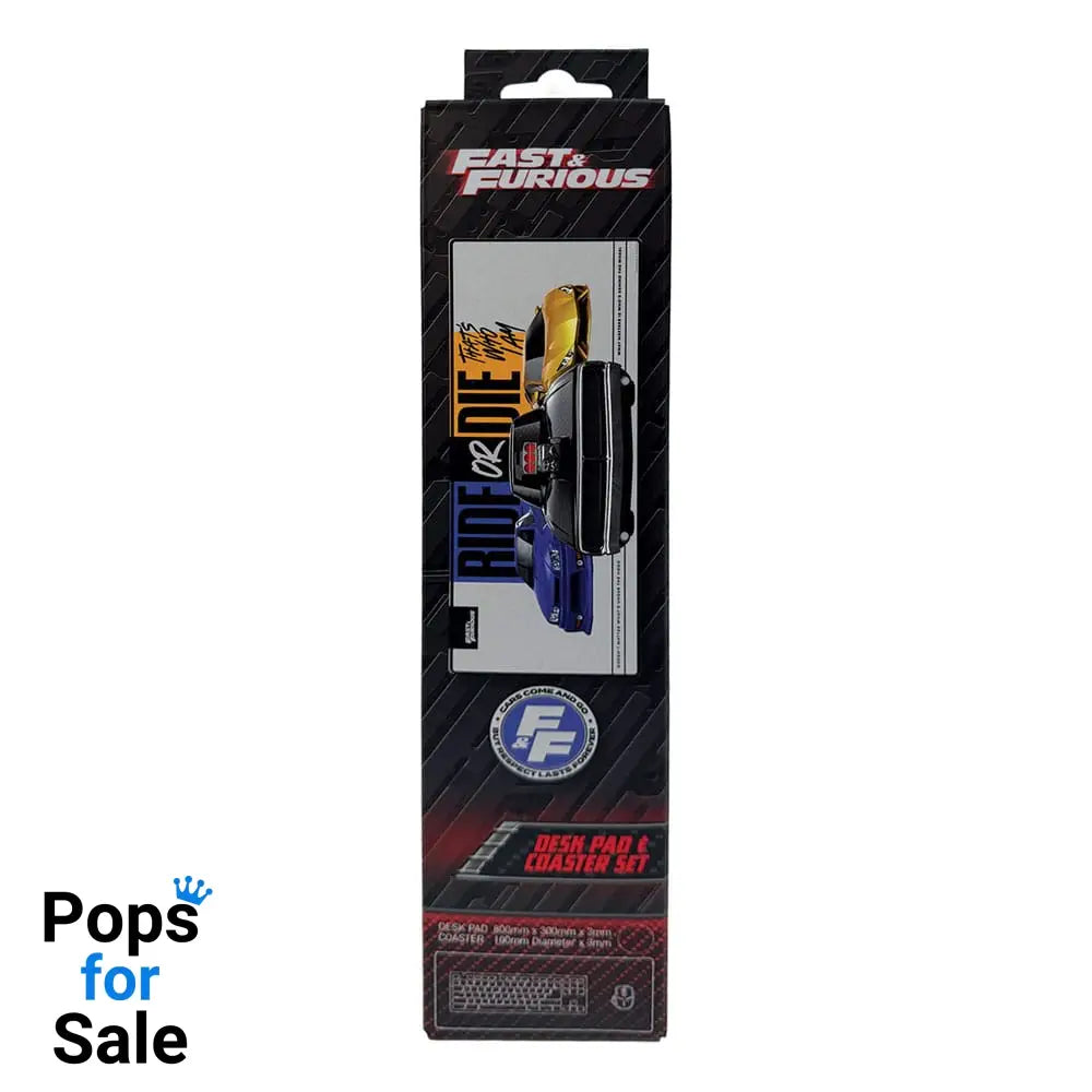 Fast & Furious Desk Pad & Coaster Set