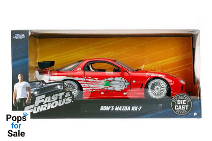 Fast & Furious Diecast Model 1/24 1993 Mazda RX-7