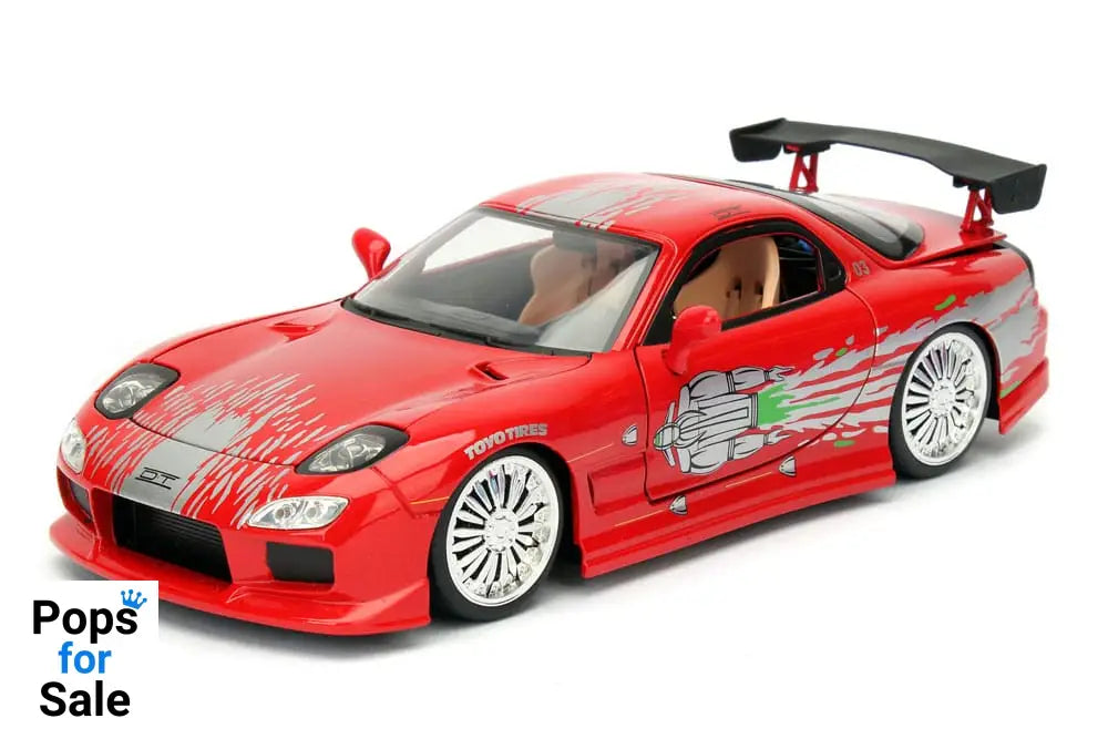Fast & Furious Diecast Model 1/24 1993 Mazda RX-7