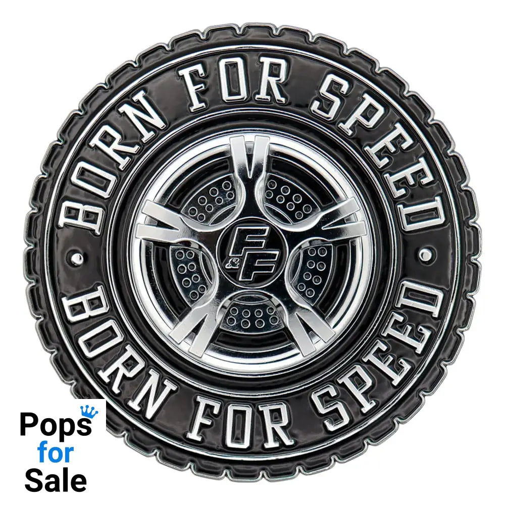 Fast & Furious Medallion Born for Speed Decoration