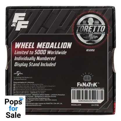 Fast & Furious Medallion Born for Speed