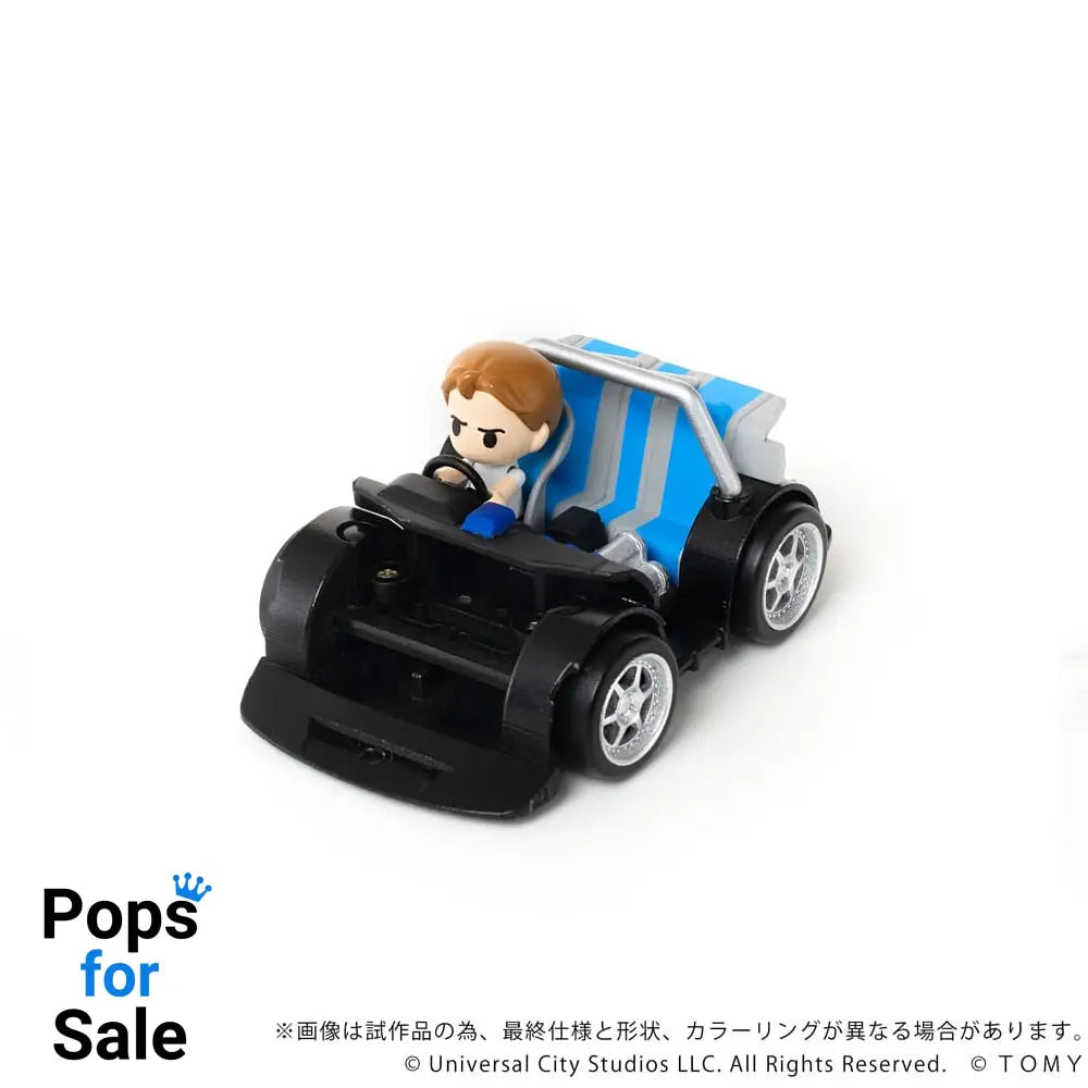 Fast & Furious Q-Village Vehicle with mini-figure Nissan Skyline GT-R (R34) 9 cm