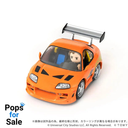 Fast & Furious Q-Village Vehicle with mini-figure Toyota Supra JZA80 9 cm