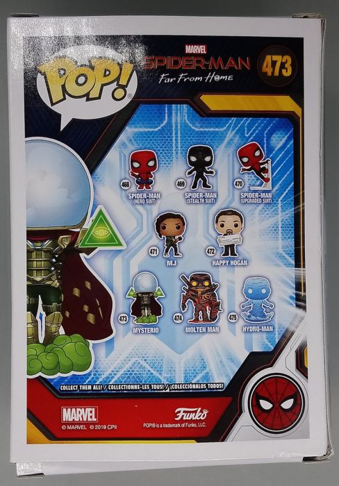 473 Mysterio - Marvel Spiderman Far from Home Box Damaged Funko POP